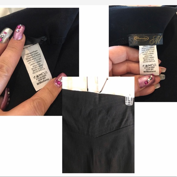 Mandee Medium Black Pencil Skirt - Picture 4 of 6